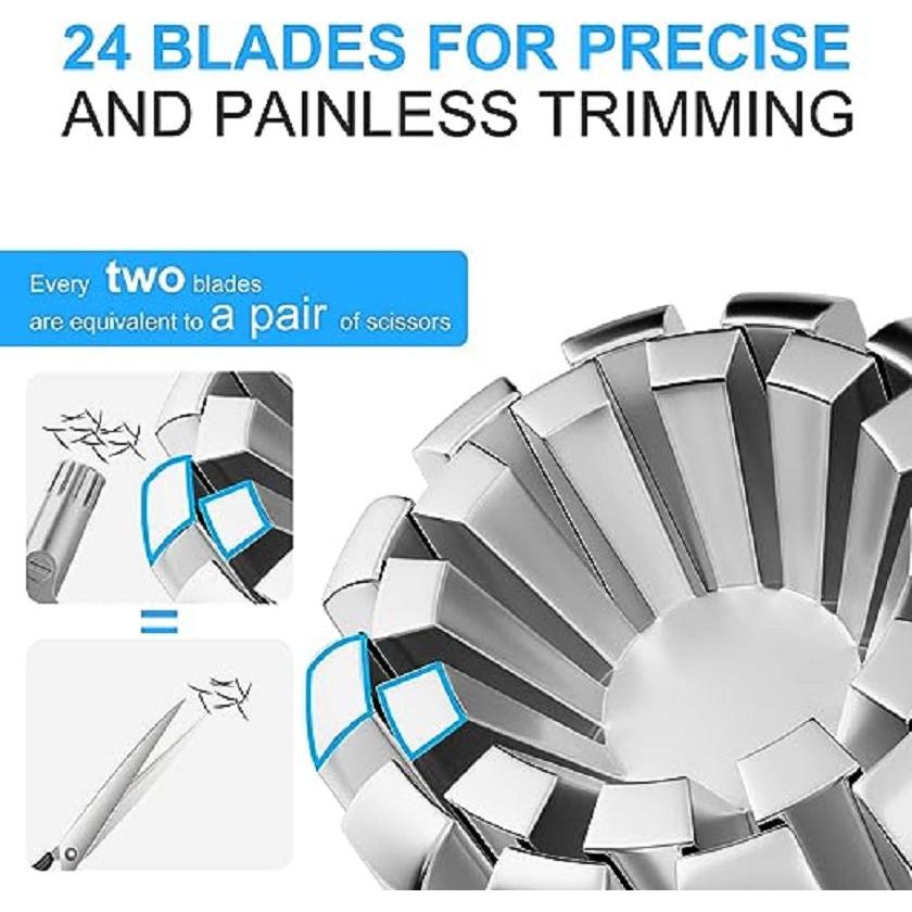 Stainless Steel Manual Nose Hair Trimmer for Men by HitMyNeed