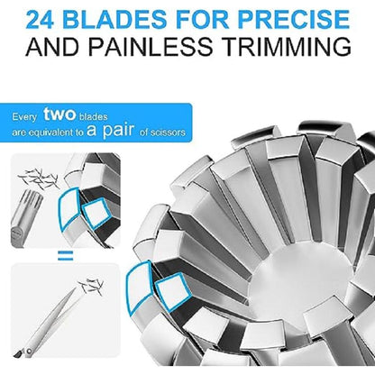 Stainless Steel Manual Nose Hair Trimmer for Men by HitMyNeed