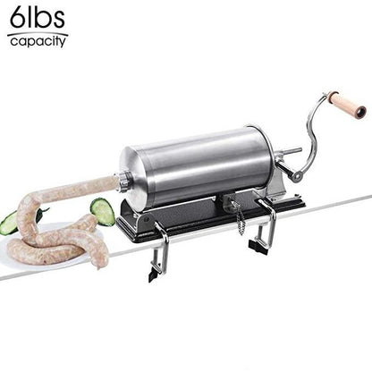 Stainless Steel Manual Sausage Filler Set 3kg by HitMyNeed