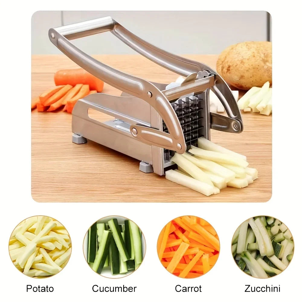 Stainless Steel Manual Vegetable & Potato Cutter by HitMyNeed