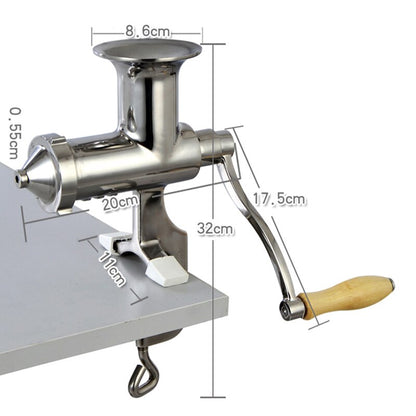 Stainless Steel Manual Wheatgrass Juicer by HitMyNeed