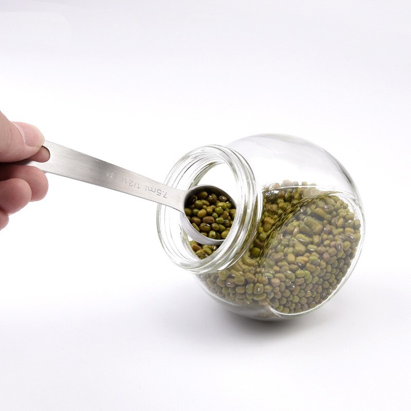 Stainless Steel Measuring Spoons Set, 6 Piece by HitMyNeed
