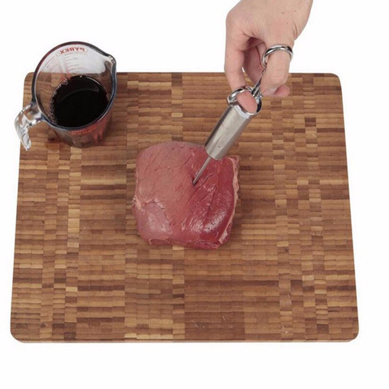 Stainless Steel Meat and Turkey Marinade Injector by HitMyNeed