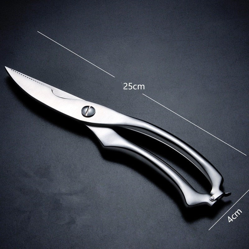 Stainless Steel Meat Scissors Kitchen Shears by HitMyNeed