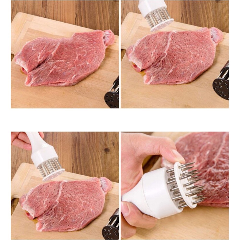 Stainless Steel Meat Tenderizer Pounder Tool by HitMyNeed