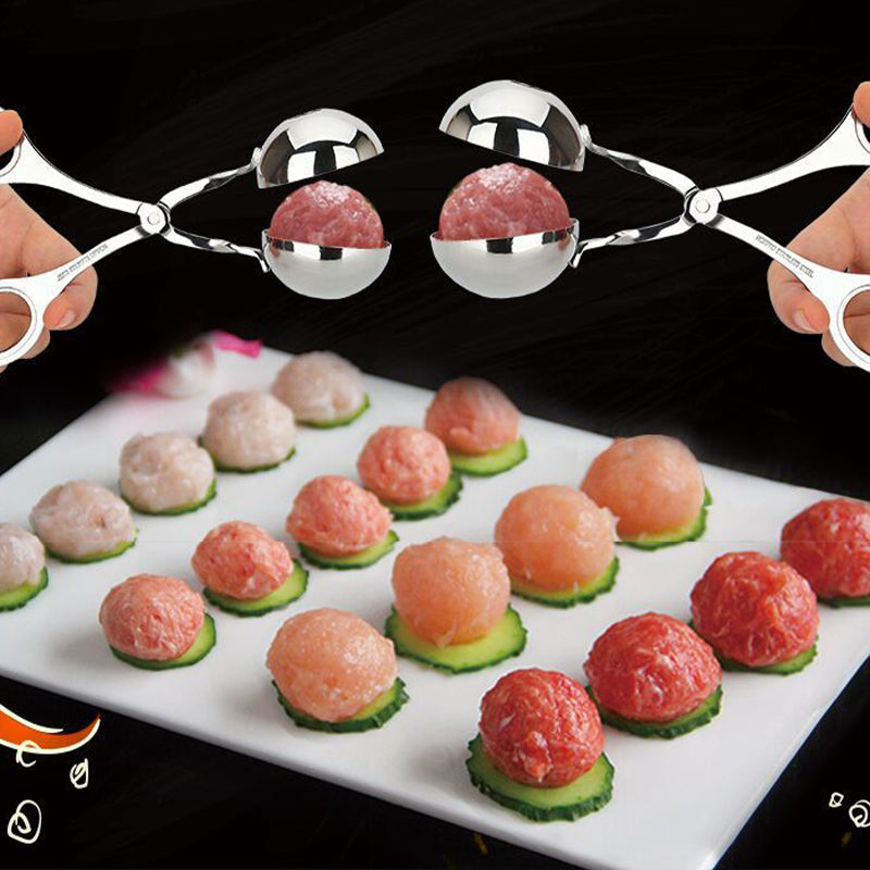 Stainless Steel Meatball and Food Scoop Maker by HitMyNeed