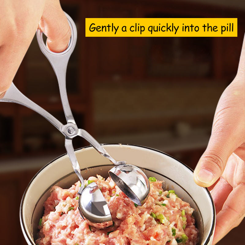 Stainless Steel Meatball and Food Scoop Maker by HitMyNeed