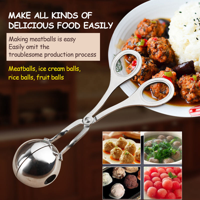 Stainless Steel Meatball and Food Scoop Maker s by HitMyNeed