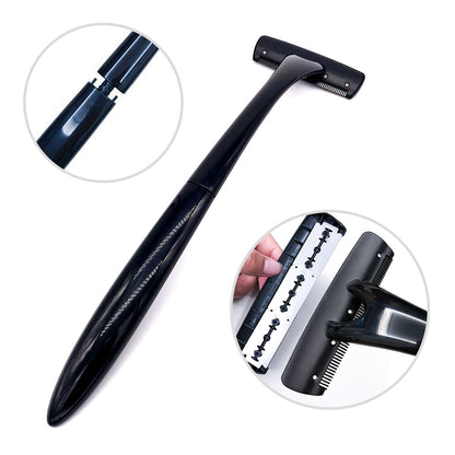 Stainless Steel Men's Back Shaver with 8 Blades by HitMyNeed
