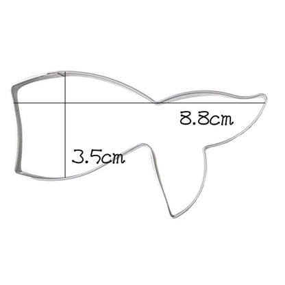 Stainless Steel Mermaid Tail Cookie Cutter by HitMyNeed