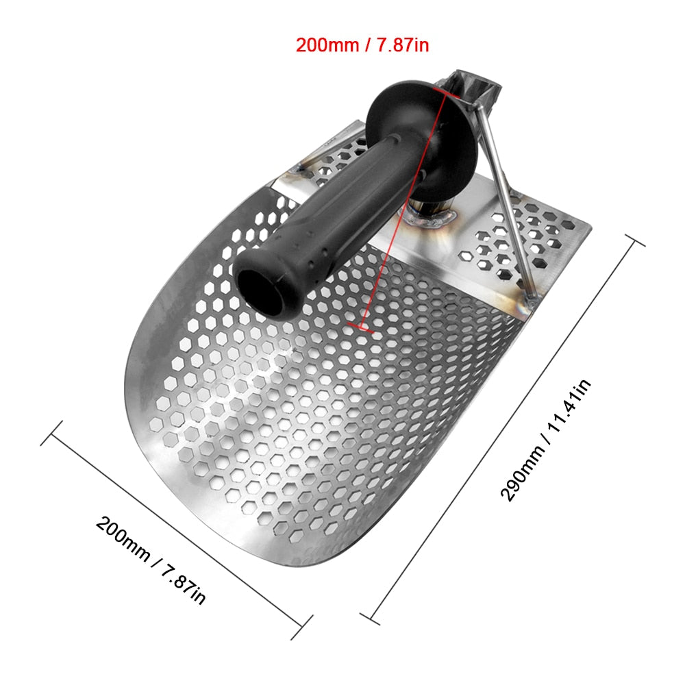 Stainless Steel Metal Detecting Sand Scoop by HitMyNeed