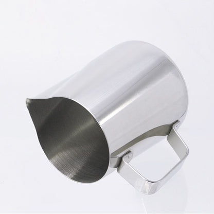 Stainless Steel Milk Pitcher with Built-In Thermometer by HitMyNeed