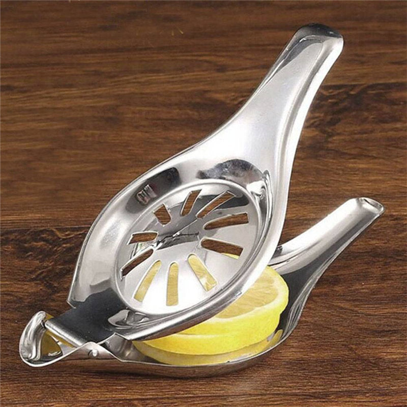 Stainless Steel Mini Lemon & Lime Manual Squeezer by HitMyNeed