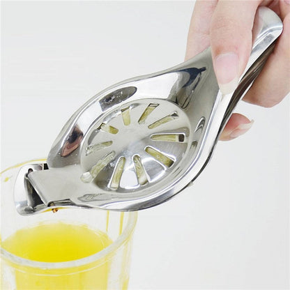 Stainless Steel Mini Lemon & Lime Manual Squeezer by HitMyNeed