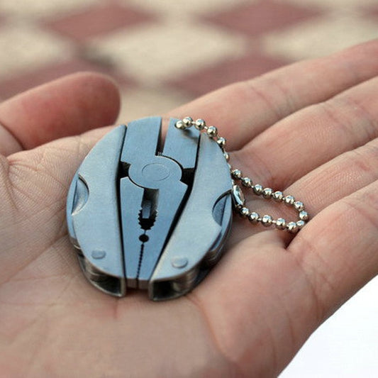Stainless Steel Mini Multitool Pliers Pocket Knife by HitMyNeed