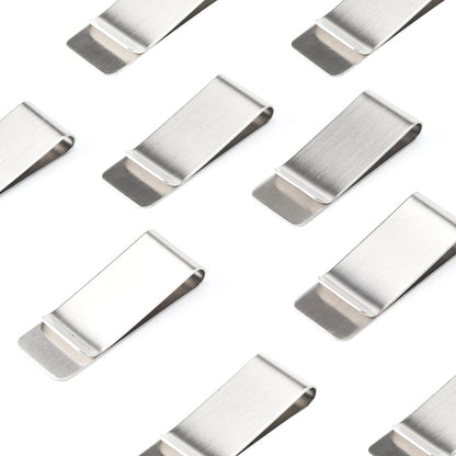 Stainless Steel Money Clip for Cash and Cards by HitMyNeed