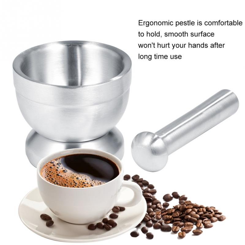 Stainless Steel Mortar and Pestle Set by HitMyNeed
