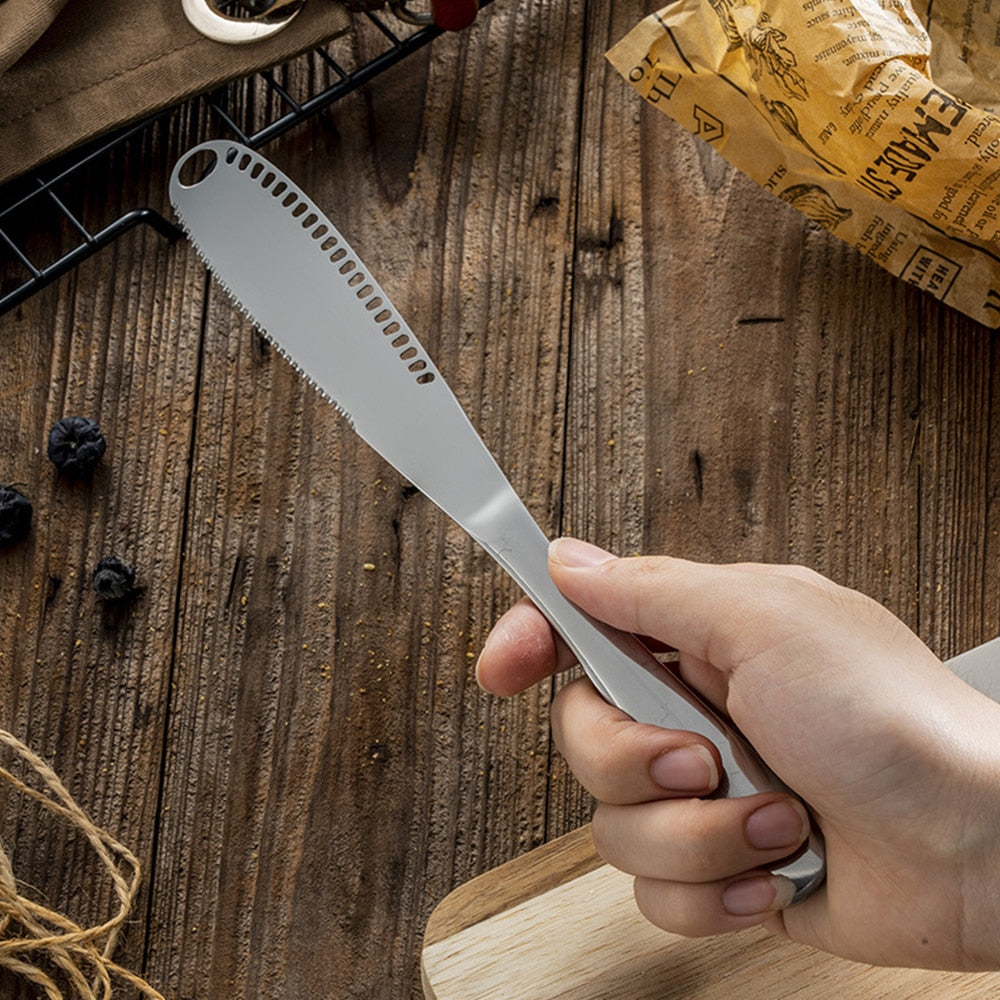 Stainless Steel Multi-Functional Butter Spreading Knife by HitMyNeed