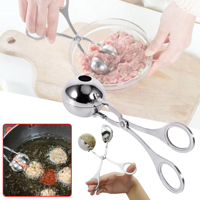 Stainless Steel Multi-Functional Meatball Maker Tong by HitMyNeed