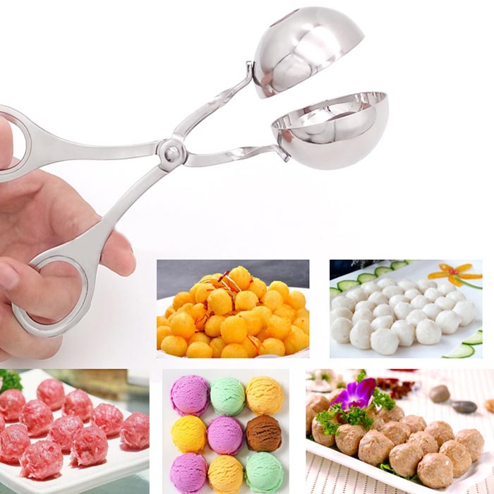 Stainless Steel Multi-Functional Meatball Maker Tong by HitMyNeed
