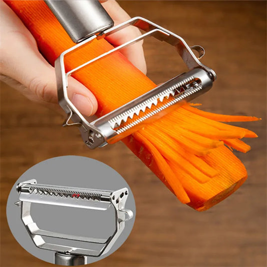 Stainless Steel Multifunction Vegetable & Fruit Peeler by HitMyNeed
