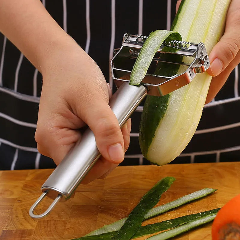 Stainless Steel Multifunction Vegetable & Fruit Peeler by HitMyNeed