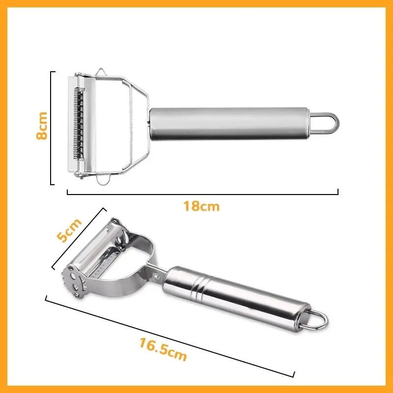 Stainless Steel Multifunction Vegetable & Fruit Peeler by HitMyNeed