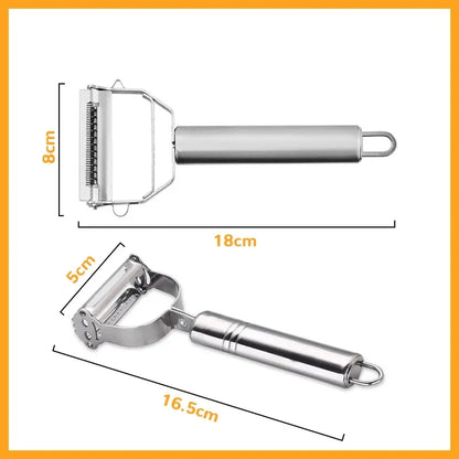 Stainless Steel Multifunction Vegetable & Fruit Peeler by HitMyNeed