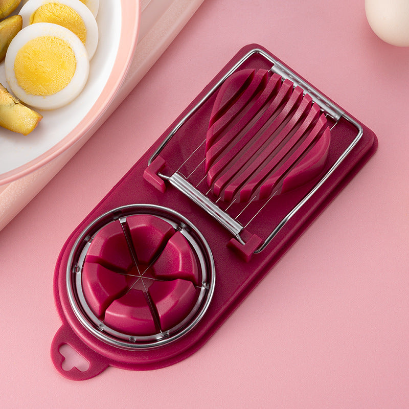 Stainless Steel Multifunctional Egg & Luncheon Meat Slicer by HitMyNeed