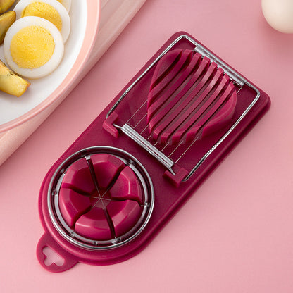 Stainless Steel Multifunctional Egg & Luncheon Meat Slicer by HitMyNeed