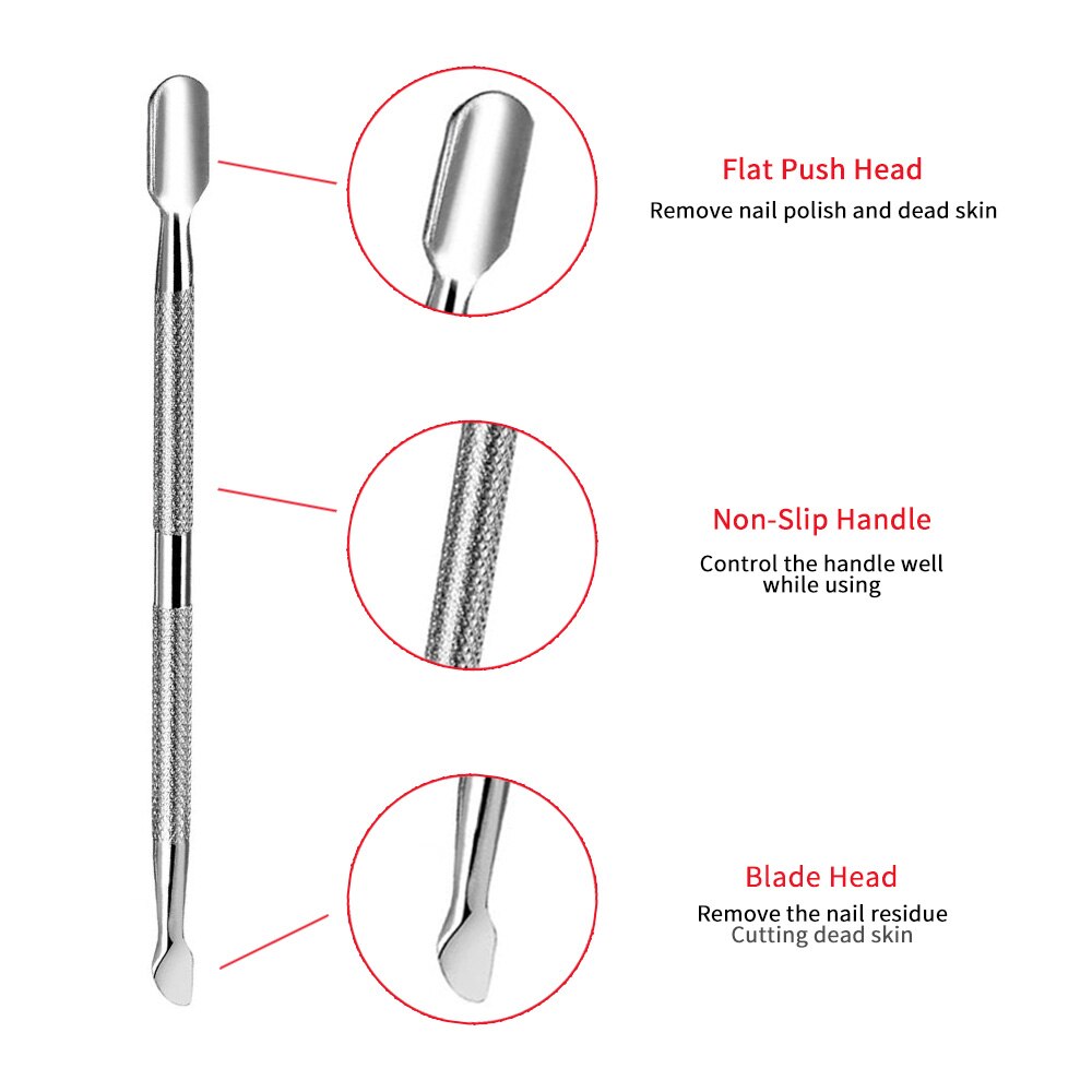 Stainless Steel Nail Care Tool Set (3 Pieces) by HitMyNeed