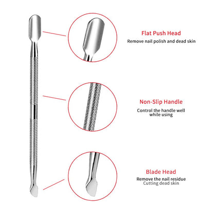 Stainless Steel Nail Care Tool Set (3 Pieces) by HitMyNeed