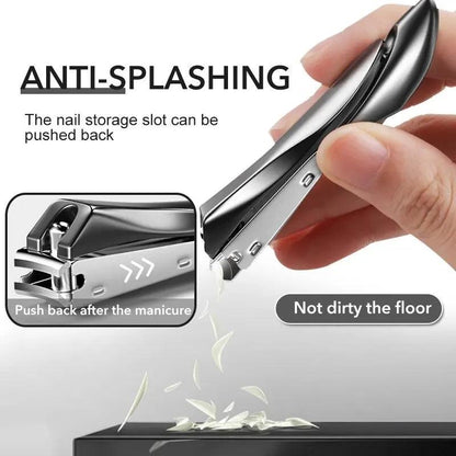 Stainless Steel Nail Clippers for Fingernails & Toenails by HitMyNeed