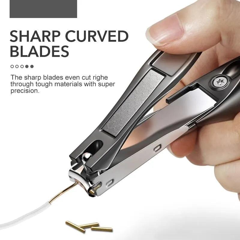 Stainless Steel Nail Clippers for Fingernails & Toenails by HitMyNeed