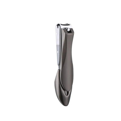 Stainless Steel Nail Clippers for Fingernails & Toenails black by HitMyNeed