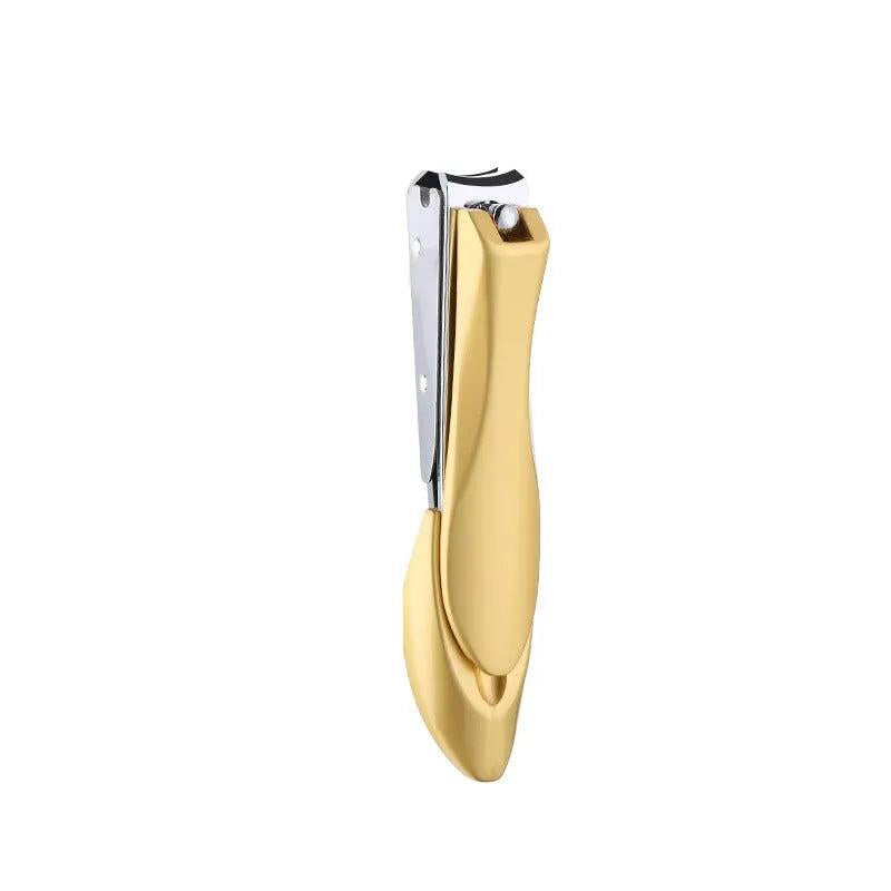 Stainless Steel Nail Clippers for Fingernails & Toenails gold by HitMyNeed