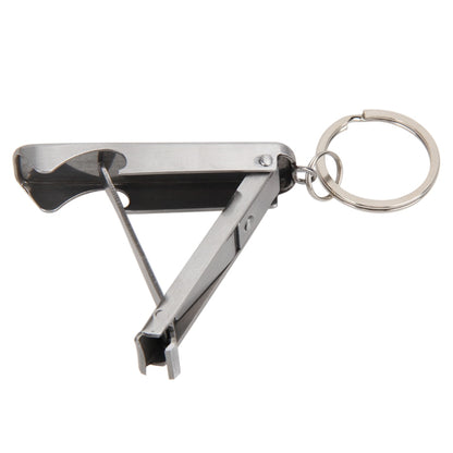 Stainless Steel Nail Cutter Bottle Opener Keychain by HitMyNeed