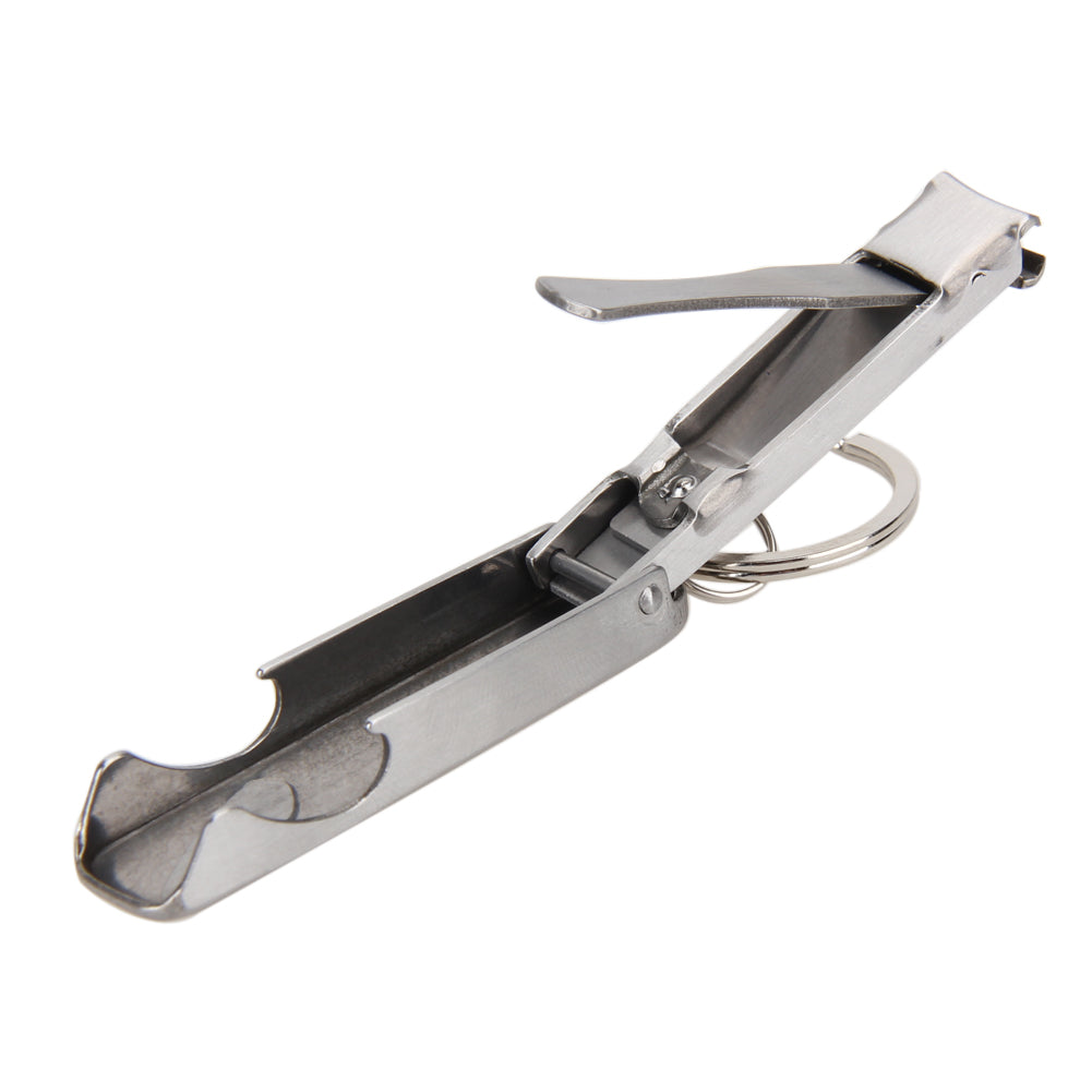 Stainless Steel Nail Cutter Bottle Opener Keychain by HitMyNeed