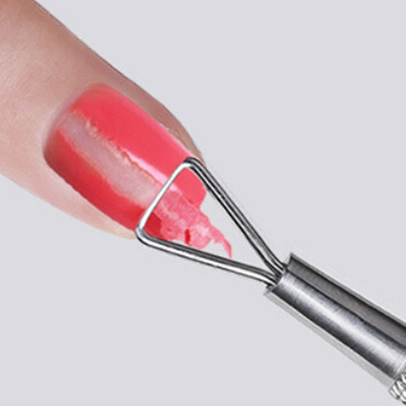Stainless Steel Nail Scraper Gel Polish Remover Tool by HitMyNeed