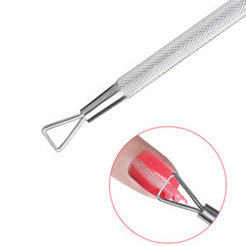 Stainless Steel Nail Scraper Gel Polish Remover Tool by HitMyNeed