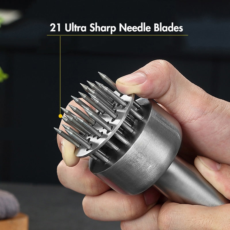 Stainless Steel Needle Meat Tenderizer Tool by HitMyNeed