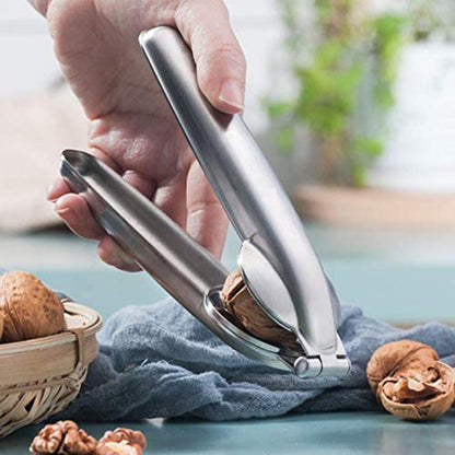 Stainless Steel Nut Opener with Non-Slip Handle by HitMyNeed