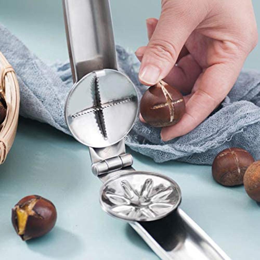 Stainless Steel Nut Opener with Non-Slip Handle by HitMyNeed