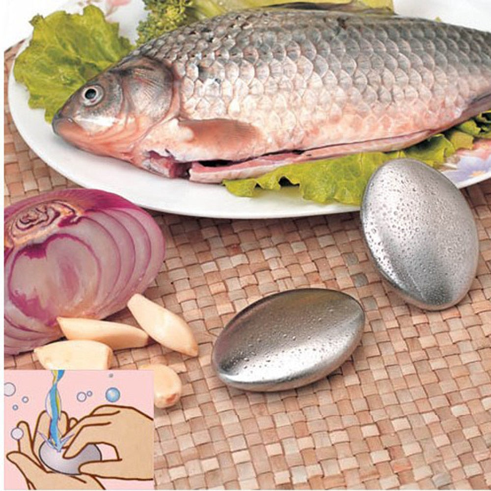 Stainless Steel Odor Remover Soap Bar by HitMyNeed