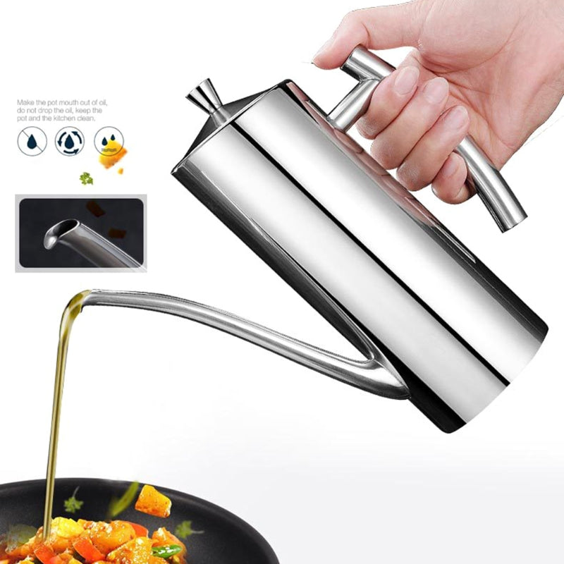 Stainless Steel Oil Dispenser with Long Spout by HitMyNeed