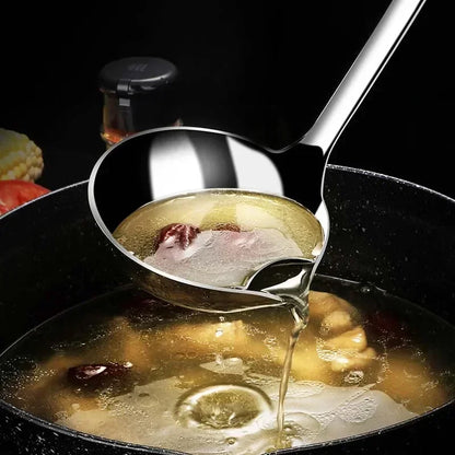 Stainless Steel Oil Skimmer & Colander Spoon 28cm by HitMyNeed