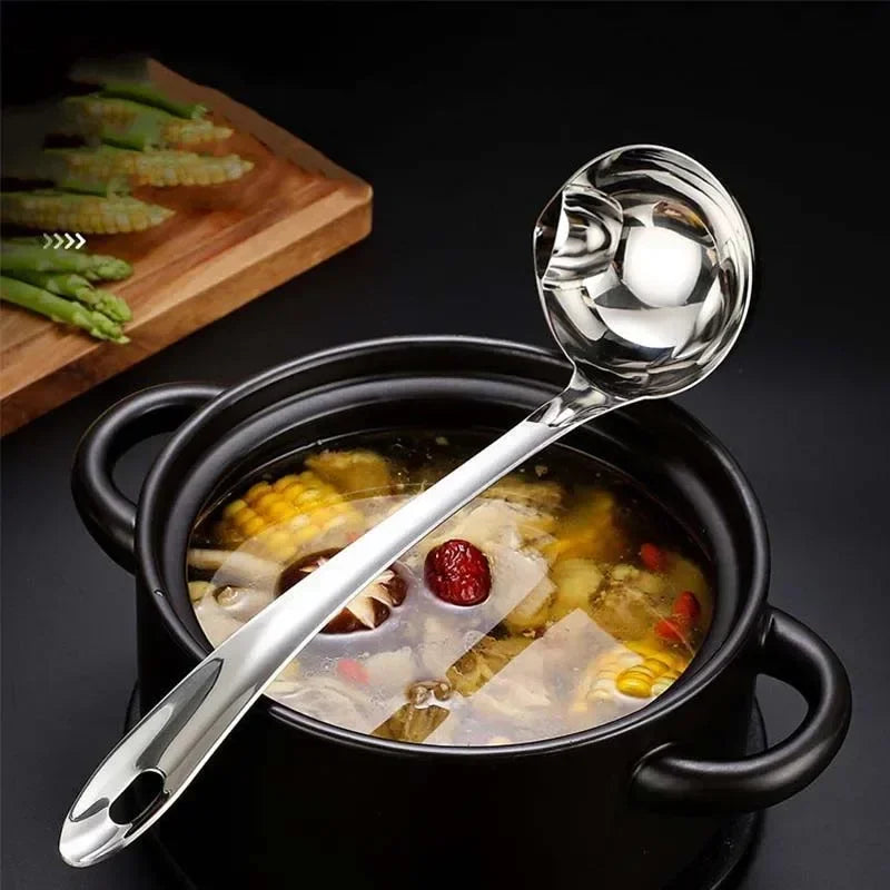 Stainless Steel Oil Skimmer & Colander Spoon 28cm by HitMyNeed