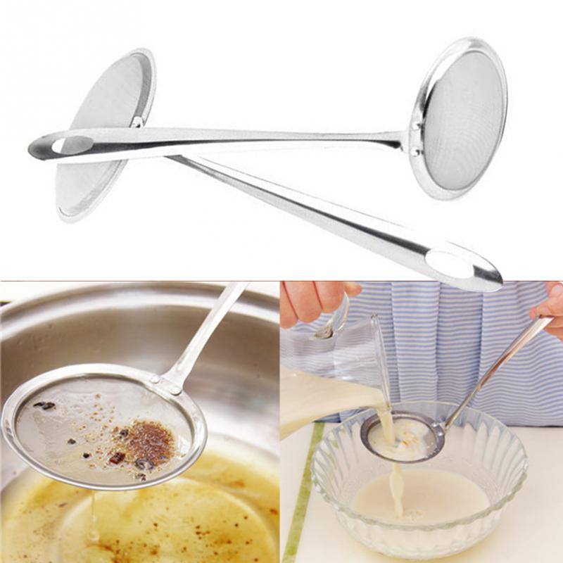 Stainless Steel Oil Strainer Sieve with Long Handle by HitMyNeed