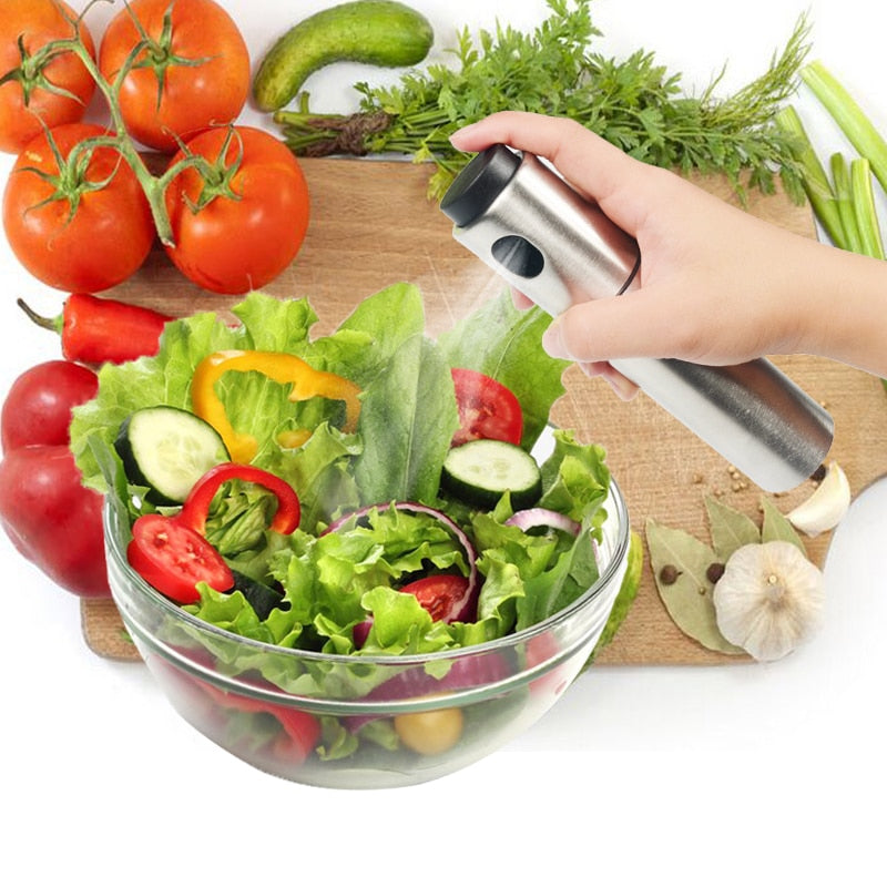 Stainless Steel Olive Oil Sprayer Bottle 100ml by HitMyNeed