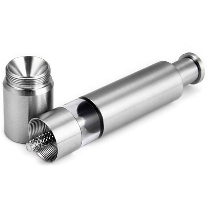 Stainless Steel One-Handed Pepper Mill Grinder by HitMyNeed
